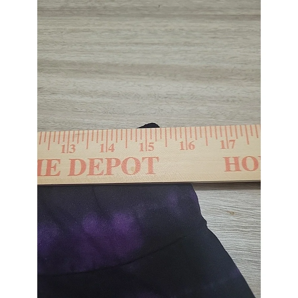 Deluxe LA Blues Purple Tie Dye Cotton Skirt XL Elastic Waist Boho A-Line